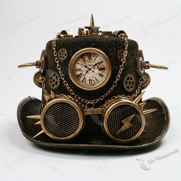 Attitude Studio Gold Steampunk Time Traveler - Picture 2 of 5